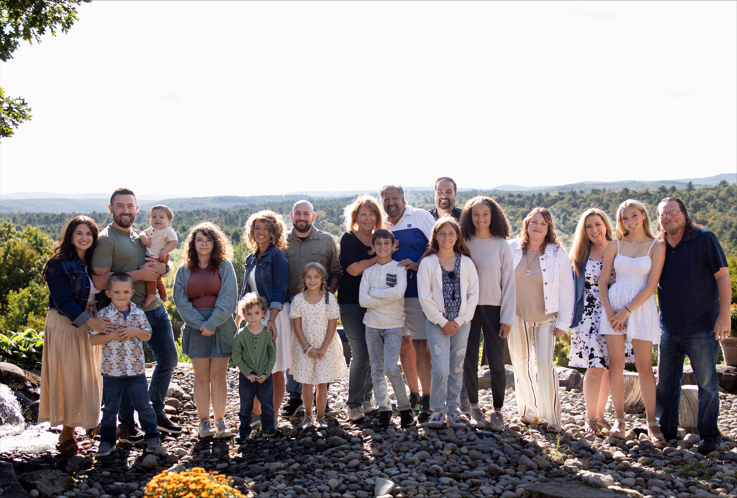 Team picture with Josiah and Family at Retreat